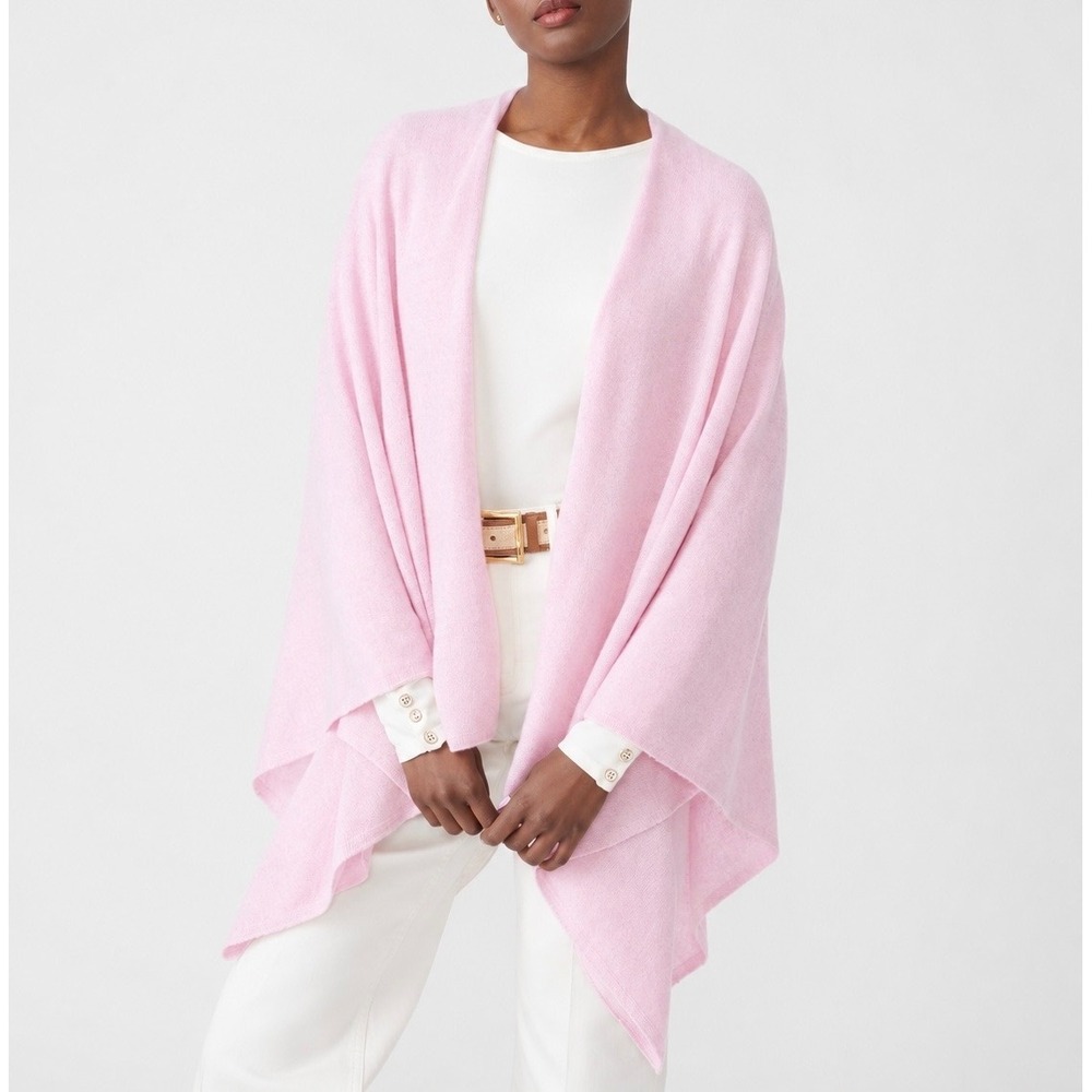 J.McLaughlin Cashmere Wrap Julia NEW Shawl Pink One‎ Size
